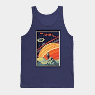 Jupiter Adventure Vintage Travel Poster Tank Top